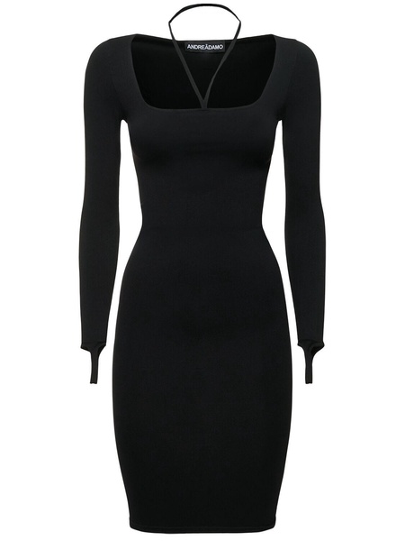 Sculpting jersey midi dress
