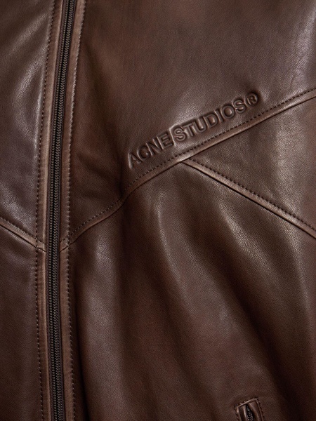 Letty Zenit leather bomber jacket