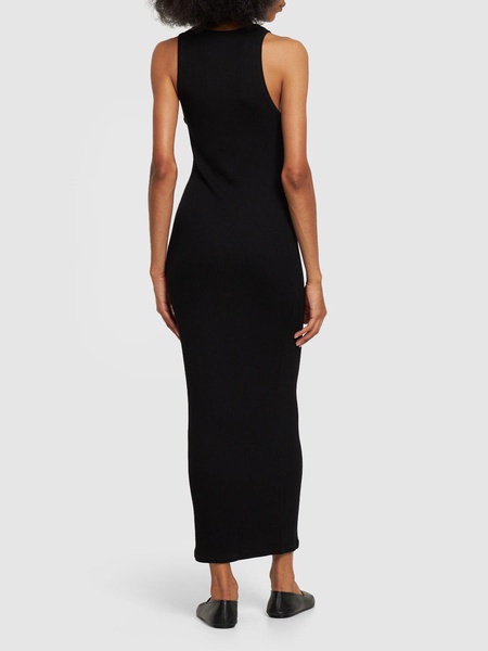 Tikea viscose jersey long tank dress