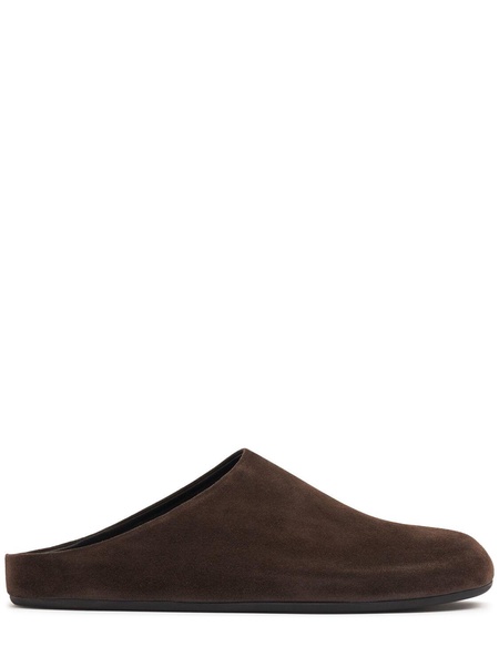 Babouche suede mules