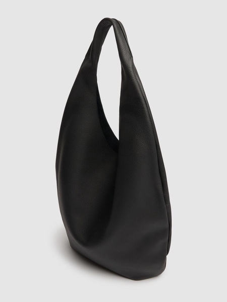 Le Neige grain leather tote bag