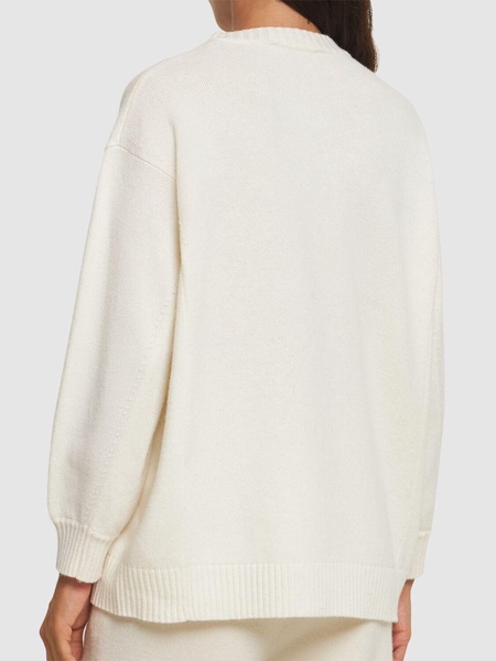 Fido wool & cashmere knit logo sweater
