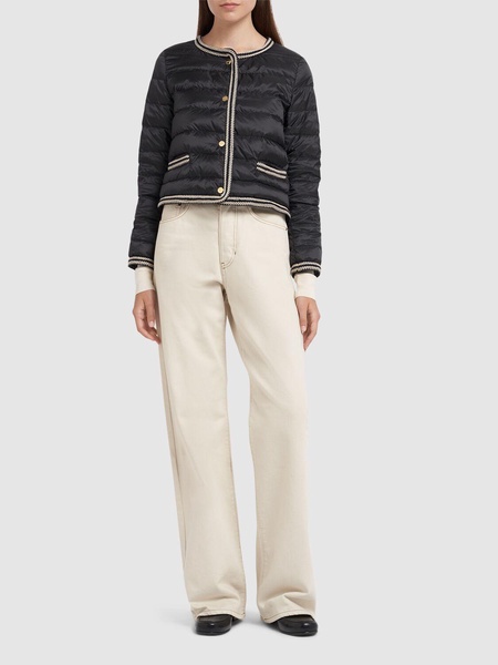 Kate embroidered hem down jacket