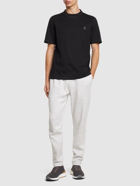 Brunello Cucinelli cotton logo t-shirt