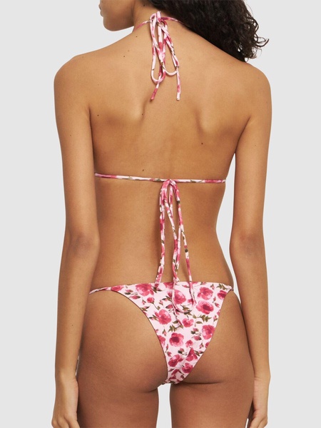 Printed bikini bottoms