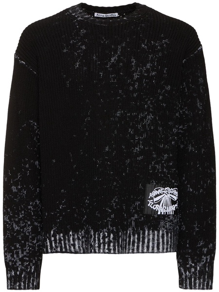 Kype treated gummy cotton sweater