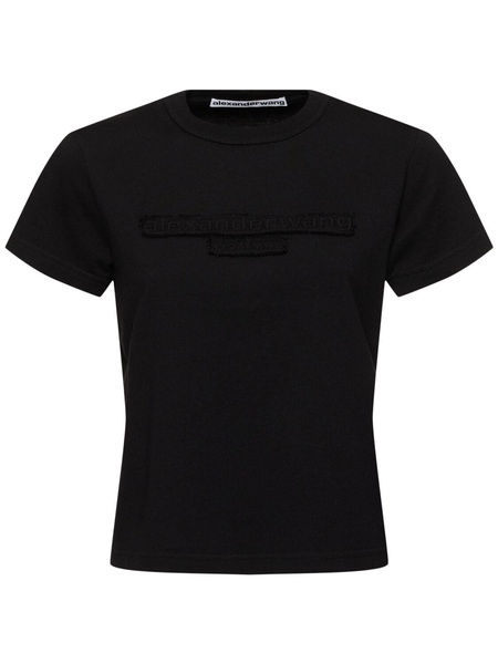 Distressed logo t-shirt