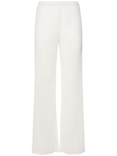 High waist flared pants