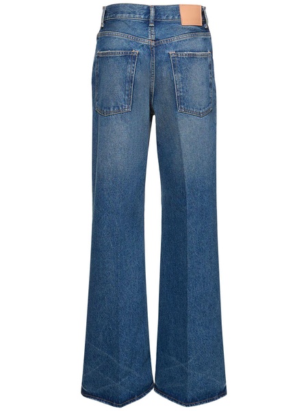 2022 wide leg high waist denim jeans