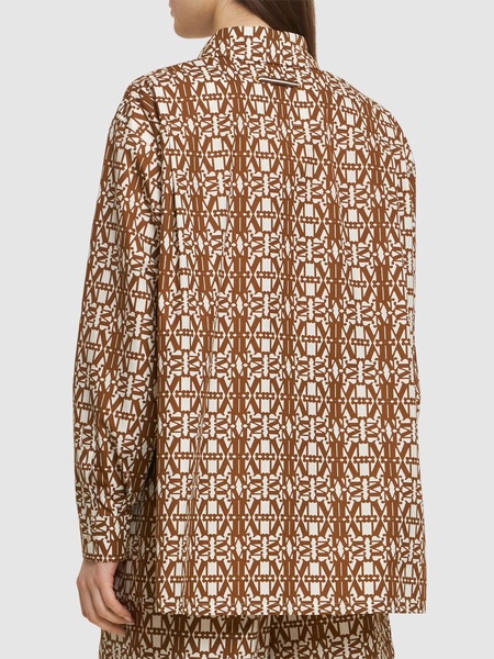 Gallura printed poplin shirt