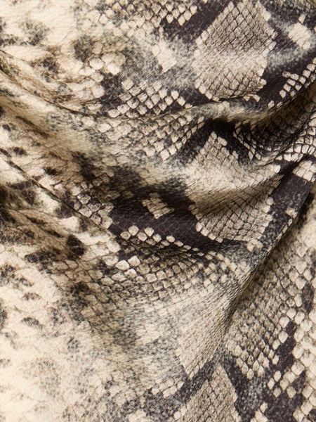 Dayla python print jersey long dress