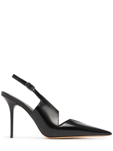 105mm Star cut-out leather heels