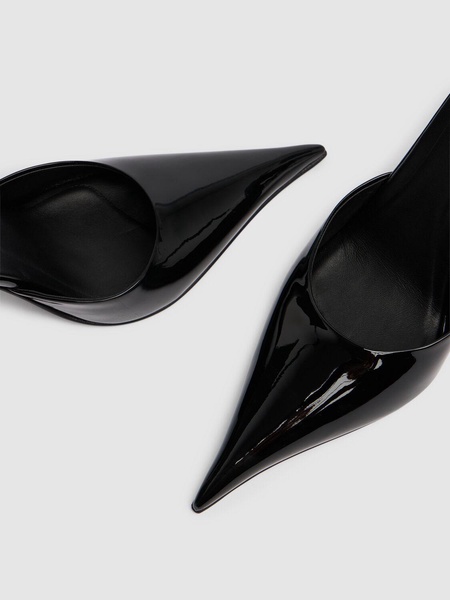 105mm Patent leather pumps