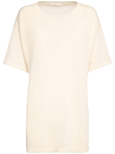 Jiselle linen blend short sleeved top