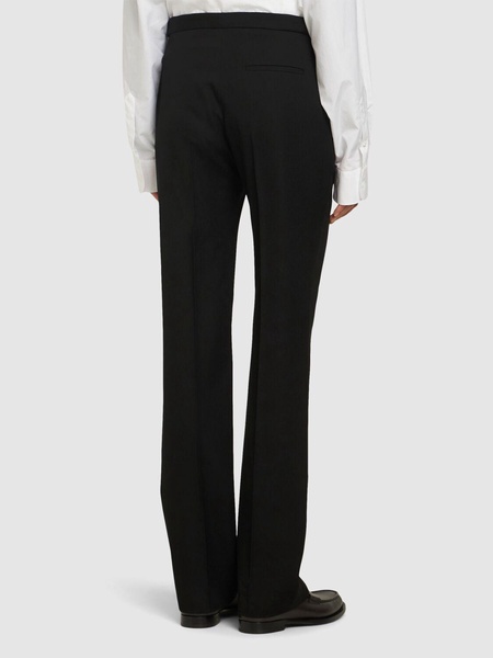 Jesse wool & silk straight pants