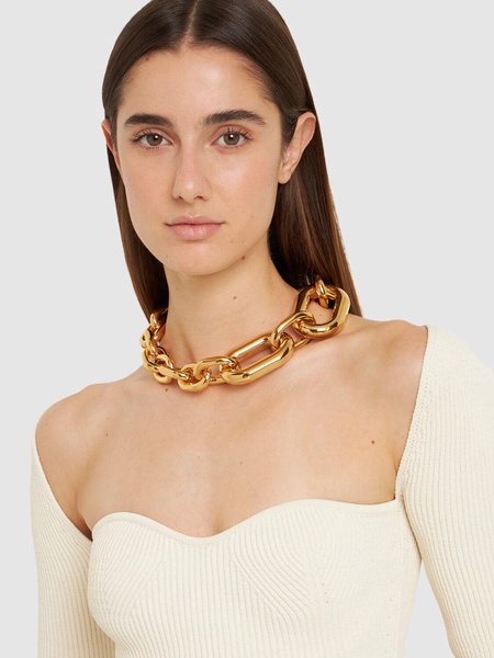 XL link collar necklace