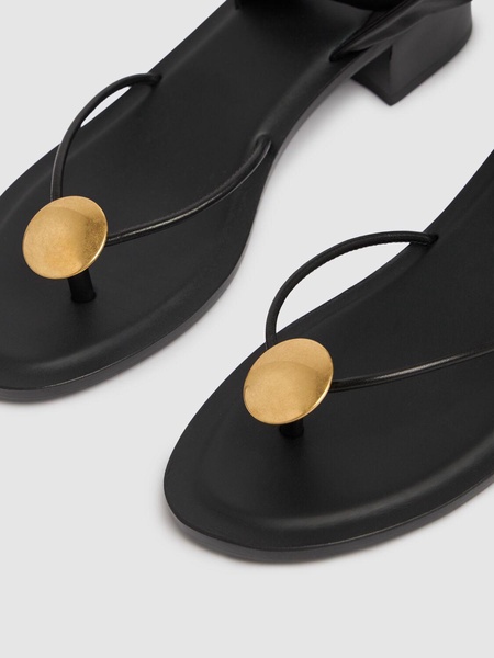 65mm Cord leather sandals