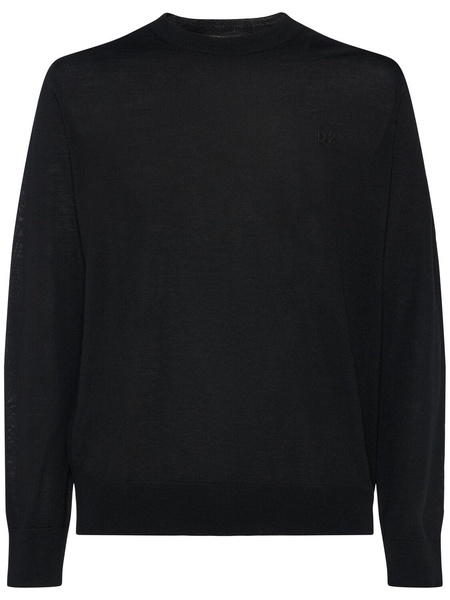 Crewneck wool sweater