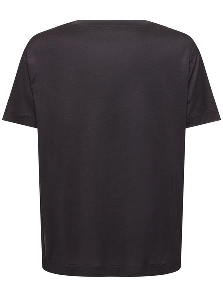 Heavy silk jersey t-shirt