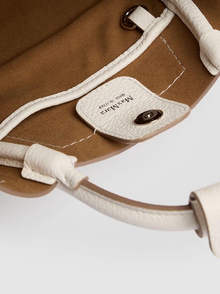 Mini Marin drummed leather bag
