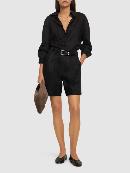 Carrie linen blend shorts