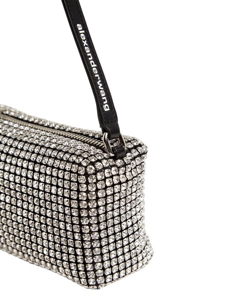 Medium Heiress crystal top handle bag