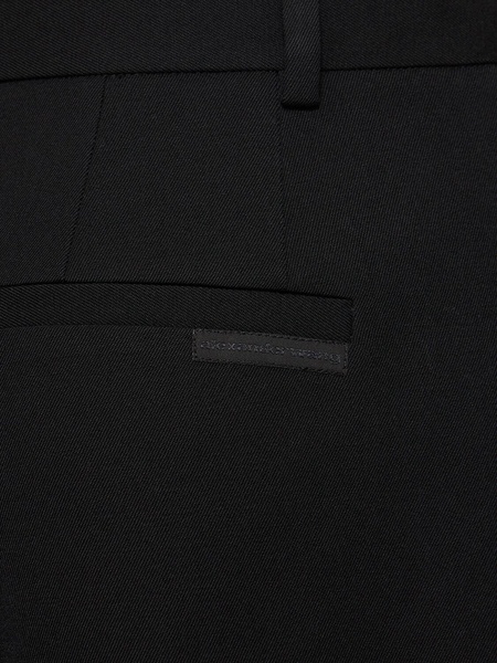 Mid rise bowed pants