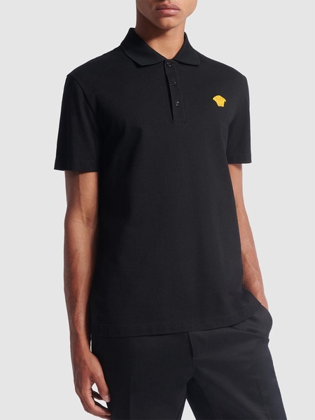 Medusa cotton piqué polo