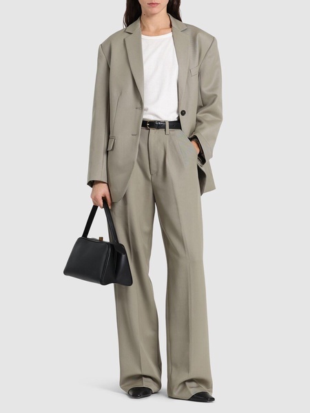 Carrie linen blend straight pants