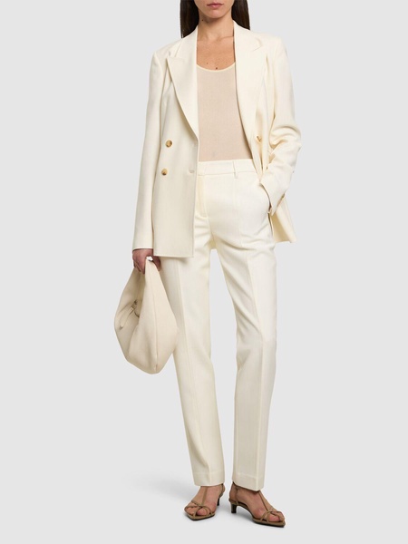 Francisco wool straight pants