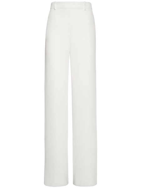 Silk cady high rise wide pants