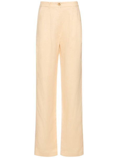 Jay linen straight pants