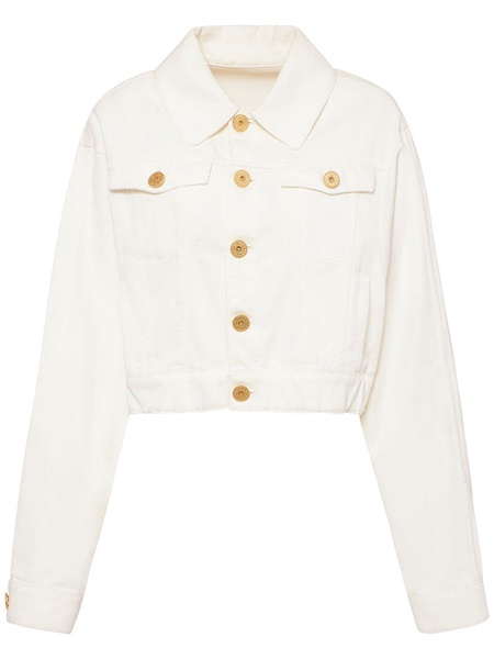 Denim cropped jacket
