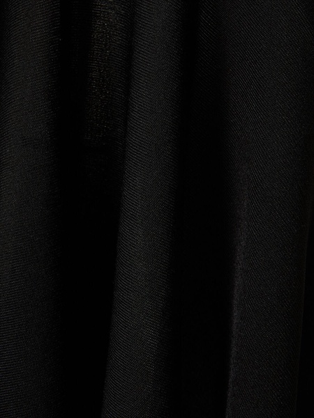 Viscose jersey long halter dress