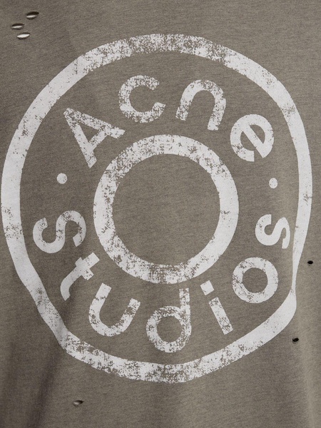 Exford button logo distressed t-shirt