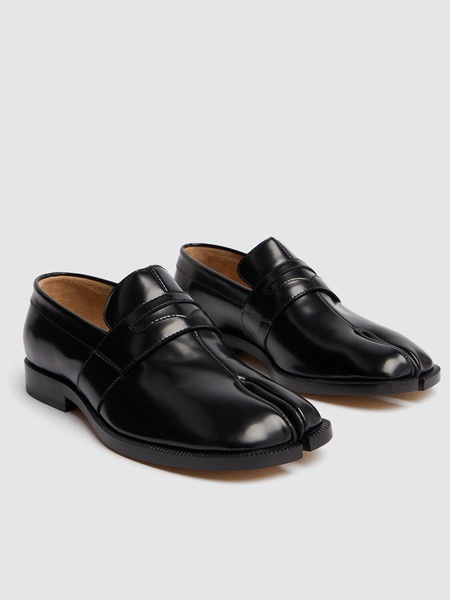 20mm Tabi brushed leather loafers