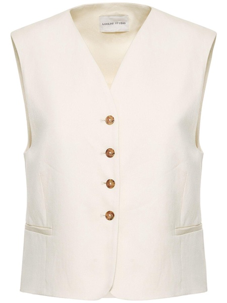 Iba cotton & linen vest