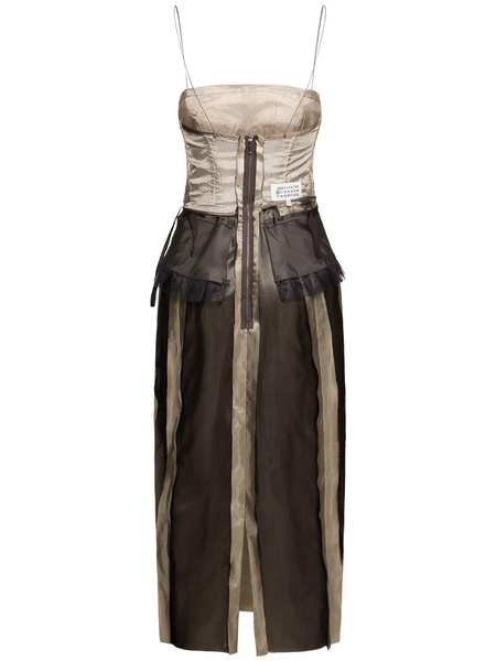 Silk midi dress