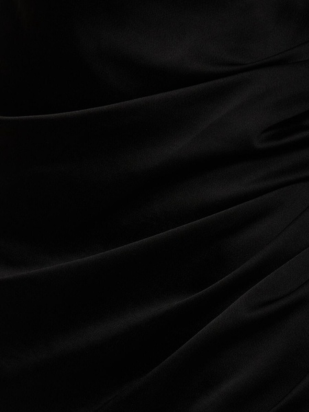 Hansel halter neck satin midi dress