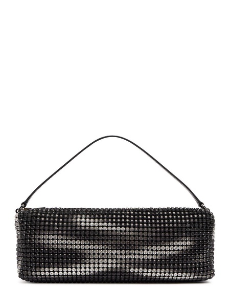 Heiress flex crystal top handle bag