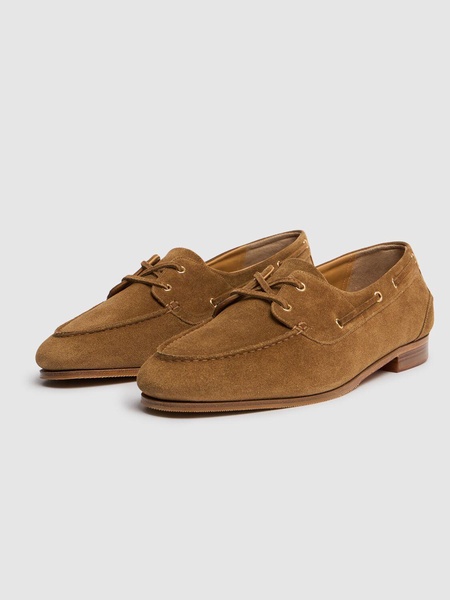 LVR Exclusive 10mm Plume suede loafers