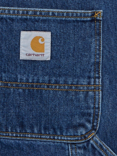 Double Knee cotton denim shorts
