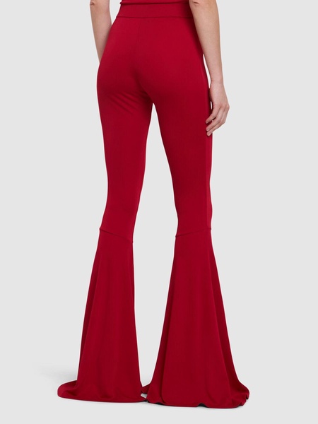 Peggy maxi flared jersey pants