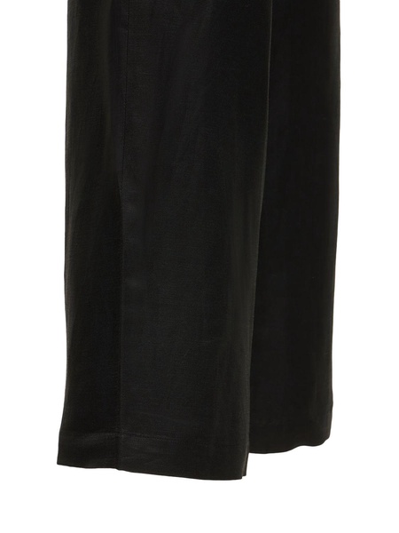 Carrie wide linen blend pants