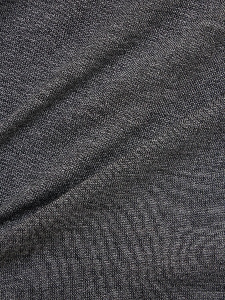Fine gauge wool knit crewneck sweater