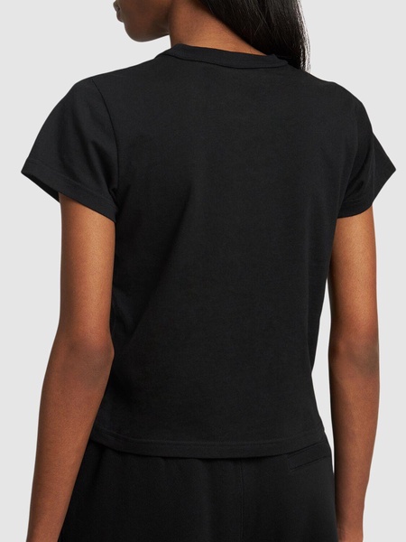 Essential shrunk cotton jersey t-shirt