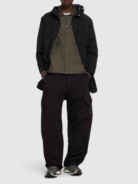 Microreps boxy cargo lens pants