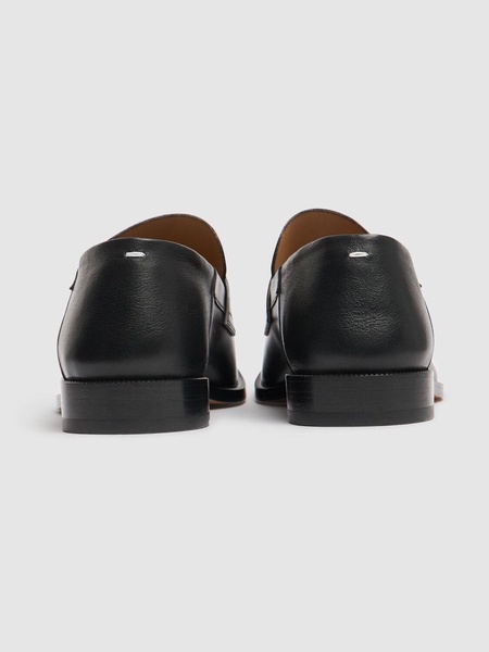Leather Tabi loafers