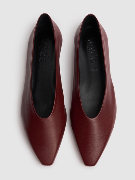 10mm Betty Nappa leather ballerinas