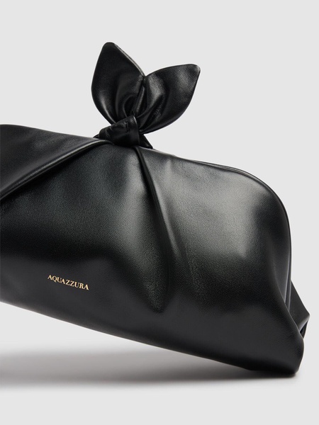 Bow Tie leather clutch